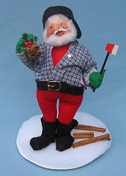 Annalee 7" Hearth & Home Santa - Mint / Near Mint - 504697