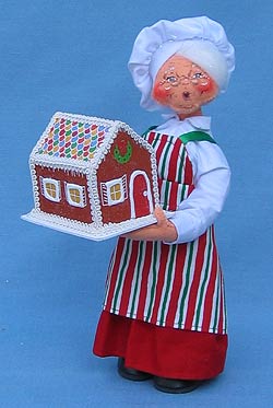 Annalee 9" Gingerbread Mrs Santa - Ooh - Near Mint - 504705