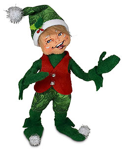 Annalee 5" Evergreen Elf 2021 - Mint - 510221