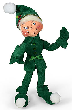 Annalee 9" Yuletuide Green Elf 2024 - Mint - 510424