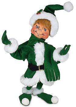 Annalee 9" Very Merry Green Elf 2020 - Mint - 510520