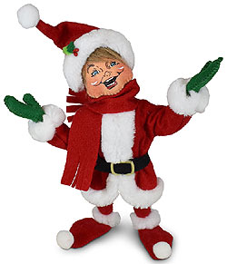 Annalee 9" Very Merry Red Elf 2020 - Mint - 510620