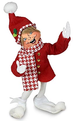 Annalee 9" Jubilee Elf - Red 2024 - Mint - 510624