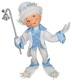 Annalee 9" Frosty New Years Elf 2024 - Mint - 510824