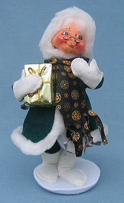 Annalee 7" Mrs Santa Touch of Gold - Mint - 521000