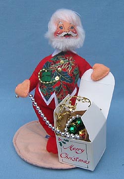 Annalee 7" Trim Time Santa - Mint - 523196