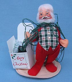 Annalee 7" Santa with Lights - Mint - 524195