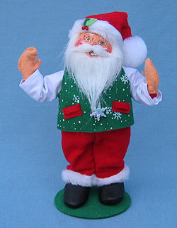 Annalee 9" Mr Snowflake Santa - Mint - 590907