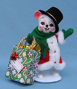 Annalee 6" Gift Giver Mouse - Mint - 601108