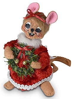 Annalee 5" Crimson Crush Girl Mouse 2022 - Mint - 610922