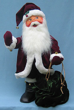 Annalee 30" Jinglebell Santa - Mint - 621005