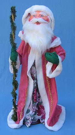 Annalee 30" Father Christmas Santa in Mauve - Mint - 625597