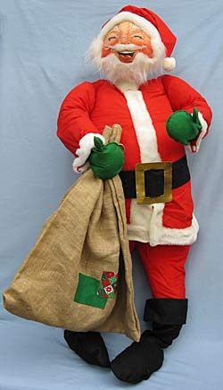 Annalee 48" Santa with Burlap Sack - Near Mint - 642081