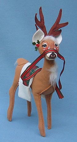 Annalee 12" Reindeer with Saddlebags- Mint - 655098