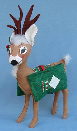 Annalee 18" Reindeer with Saddlebags - Mint - 660085