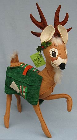 Annalee 18" Reindeer with Saddlebags - Near Mint - 660085a