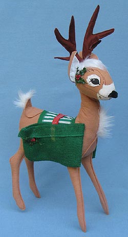 Annalee 18" Reindeer with Saddlebags - Mint - 660093