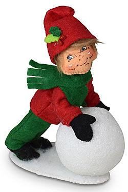 Annalee 5" Rolling Snowballs Kid 2022 - Mint - 660222