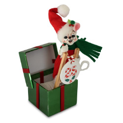 Annalee 8" Christmas Countdown Mouse 2018 - Mint - 660618