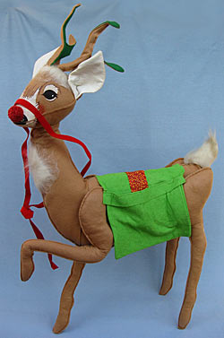 Annalee 36" Reindeer with Open Eyes & Red Nose - Near Mint - 670074