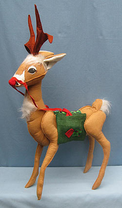 Annalee 36" Reindeer with Saddlebags - Signed - Excellent - 670079s