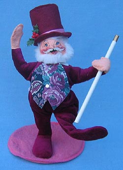 Annalee 7" Victorian Mr Santa - Mint / Near Mint - 681093