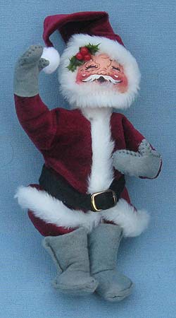 Annalee 7" Victorian Mr Santa - Excellent - 681093a