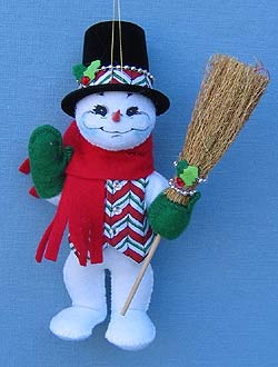 Annalee 5" Christmas Candy Snowman Ornament - Mint - 700008