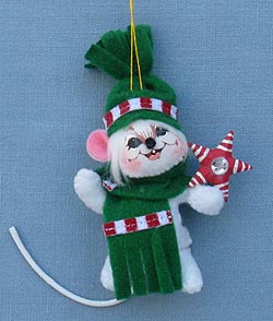 Annalee 3" Shimmermint Star Mouse Ornament - Mint - 700811