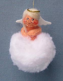 Annalee 3" Angel on Cloud Ornament - Mint - 701009