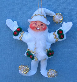 Annalee 4" Elegant Elf Ornament - Mint - 701308