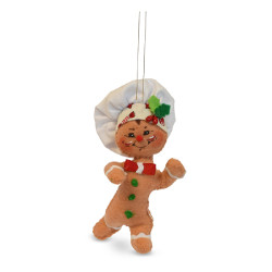 Annalee 4" Gingerbread Chef Ornament 2018 - Mint - 710618