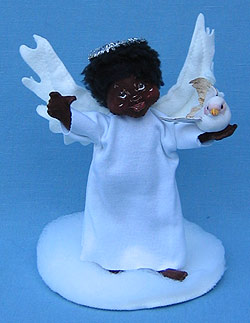 Annalee 7" African American Black Angel of Peace - Mint / Near Mint - 710698