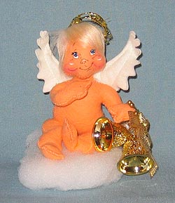 Annalee 7" Heavenly Bells Angel - Mint - 711201