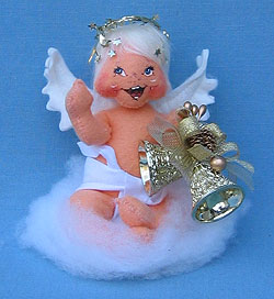 Annalee 7" Heavenly Bells Baby Angel - Mint - 711202