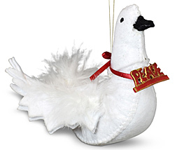 Annalee 3" Dove of Peace Ornament 2024 - Mint - 711224