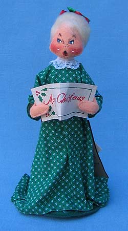 Annalee 10" Caroler Woman - Mint - 726599sing