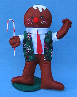 Annalee 10" Christmas Cookie Gingerbread Boy - Mint - 729999ox