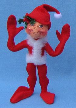 Annalee 5" Red Christmas Elf - Mint - 734001ox