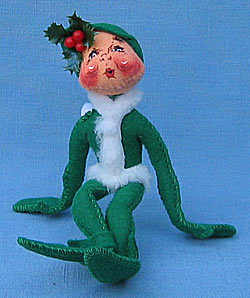 Annalee 5" Green Christmas Elf - Mint - 734194ooh