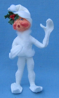 Annalee 5" White Christmas Elf - Mint - 734200ooh