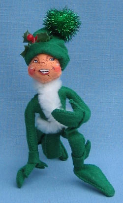 Annalee 5" Green Christmas Elf - Mint - 734402