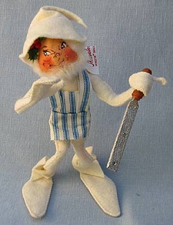 Annalee 10" White Workshop Elf with File - Mint - 735081whsmfl