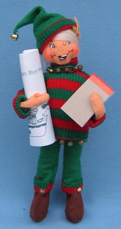 Annalee 10" Foreman Elf - Mint - 735303