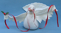 Annalee 7" Christmas Dove Mobile - Red - Mint - 742693r