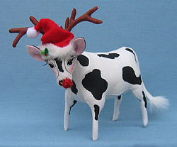 Annalee 9" Got Christmas Cow - Mint - 750308