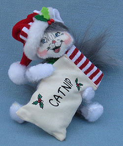 Annalee 4" Shimmermint Catnip Kitty - Mint - 750411