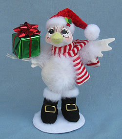 Annalee 8" Snowbird Holding Gift 2014 - Mint - 750614