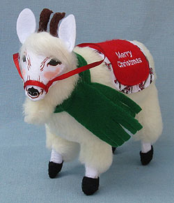 Annalee 6" Winter Berry Merry Christmas Goat 2017 - Mint - 750817