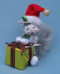 Annalee 4" Elegant Kitty Cat - Mint - 751108